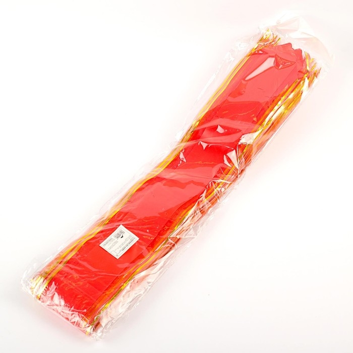 Бант-бабочка №7 Бант-бабочка №7 "Золотая полоса", цвет красный