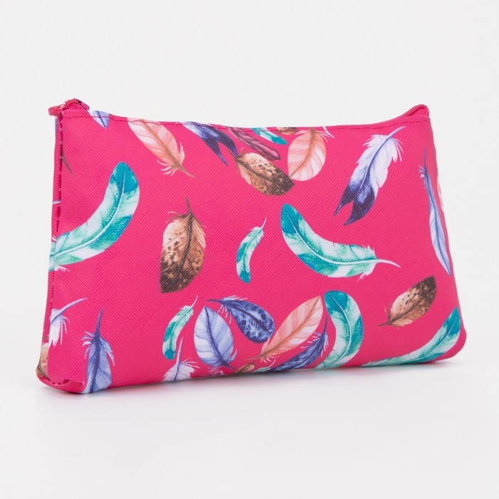 Косметичка на молнии, цвет розовый Косметичка на молнии, цвет розовый