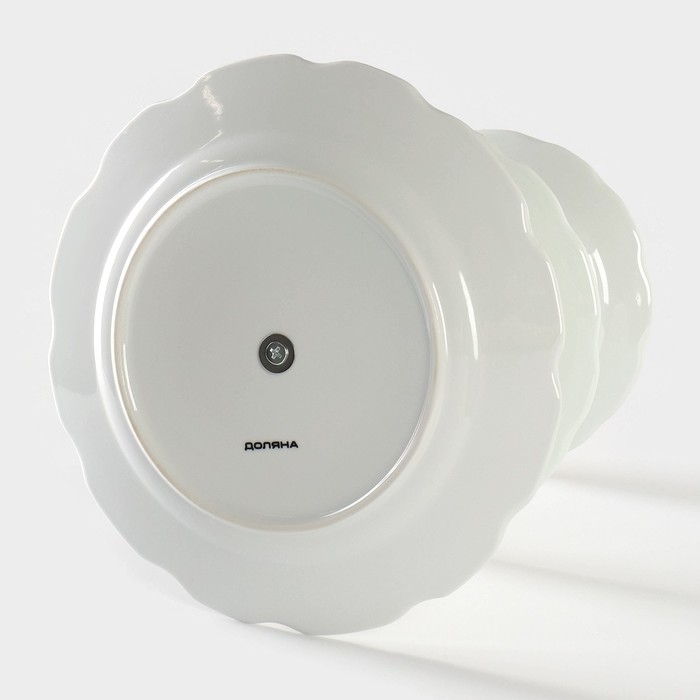 Блюдо керамическое 3-х ярусное Доляна «Роспись», d=15/17,8/22,8 см ㅤ