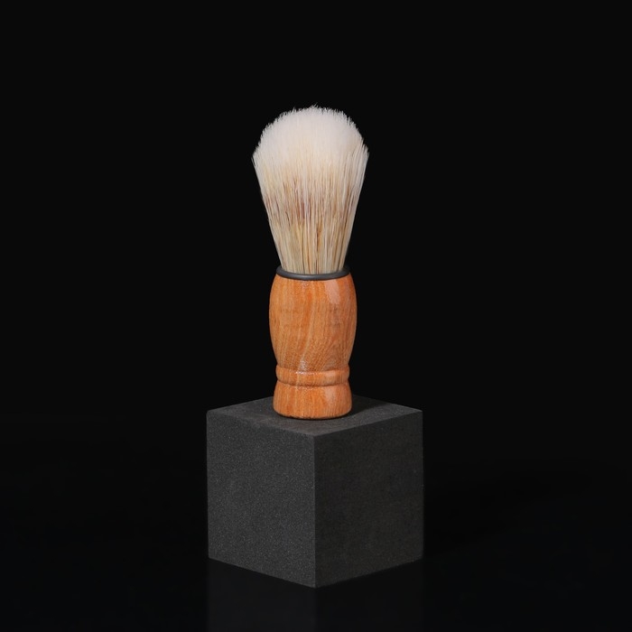 Помазок для бритья, деревянный, цвет бежевый Помазок для бритья, деревянный, цвет бежевый