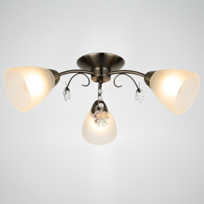 Люстра Люстра "Оливия" 3x40Вт E27 бронза 45х43х20 см