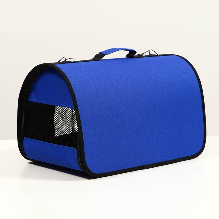 Сумка - переноска для животных, 2 входа, 46 х 28,5 х 30 см, синяя Сумка - переноска для животных, 2 входа, 46 х 28,5 х 30 см, синяя