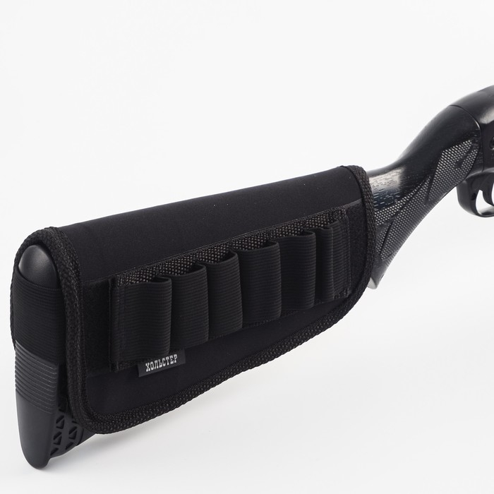 Патронташ на приклад универсальный, калибр 12, 16, 20, 7,62 мм, на 6 патронов, неопрен Патронташ на приклад универсальный, калибр 12, 16, 20, 7,62 мм, на 6 патронов, неопрен