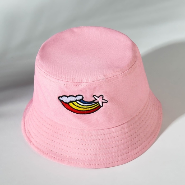 Панама для девочки Панама для девочки "Радуга" MINAKU цвет розовый, р-р 50-52