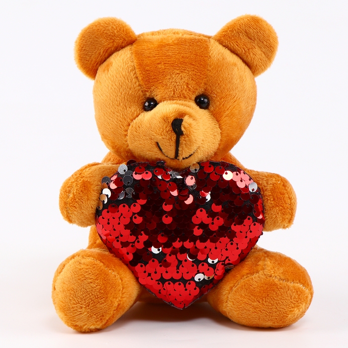 Мягкая игрушка «Мишка с сердцем», 15 см Мягкая игрушка «Мишка с сердцем», 15 см