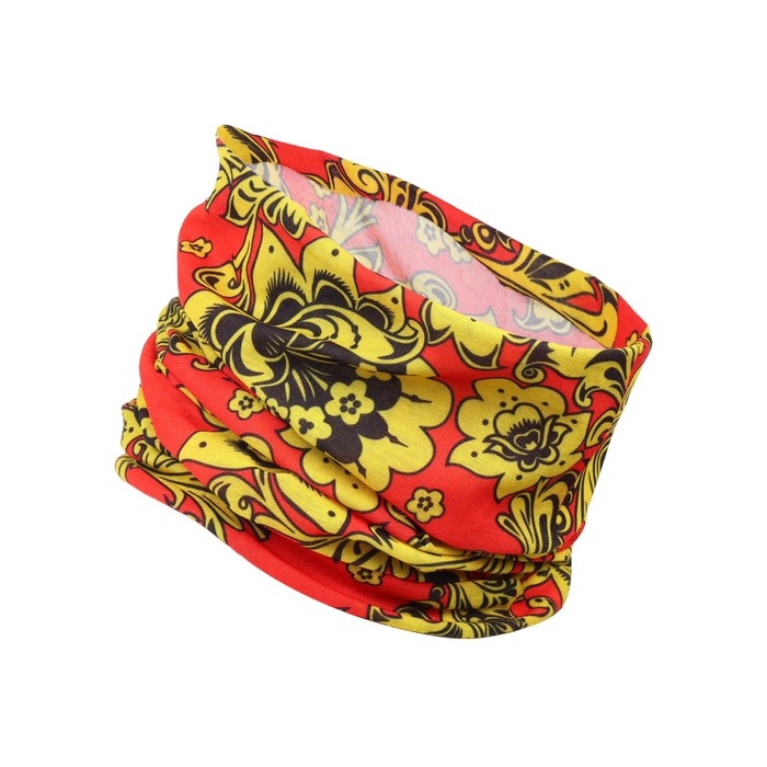 Бафф туристический Бафф туристический "Хохлома" для защиты от ветра и пыли, красный