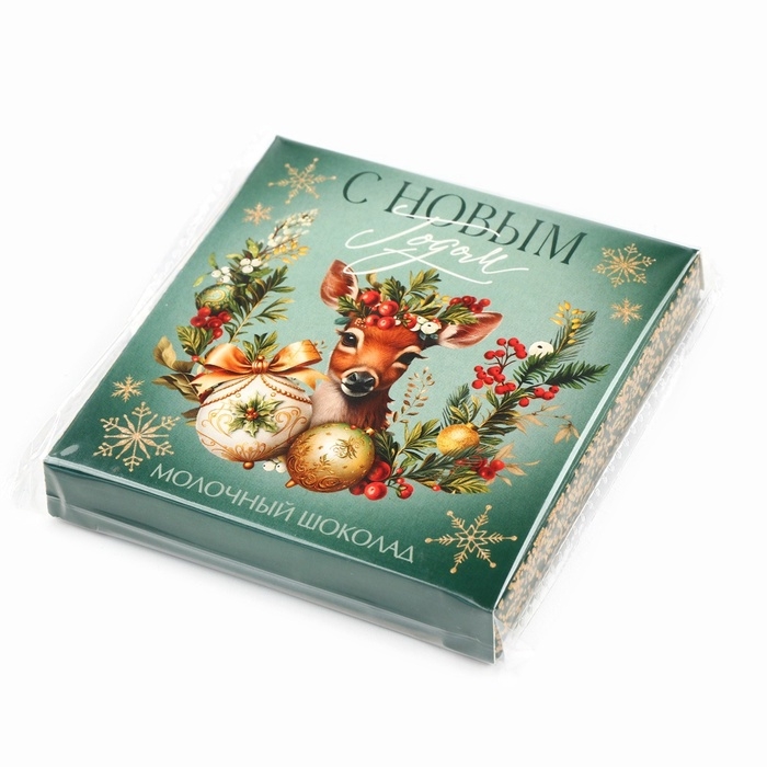 Шоколад в коробке Шоколад в коробке "С Новым годом (олень)", 50 г