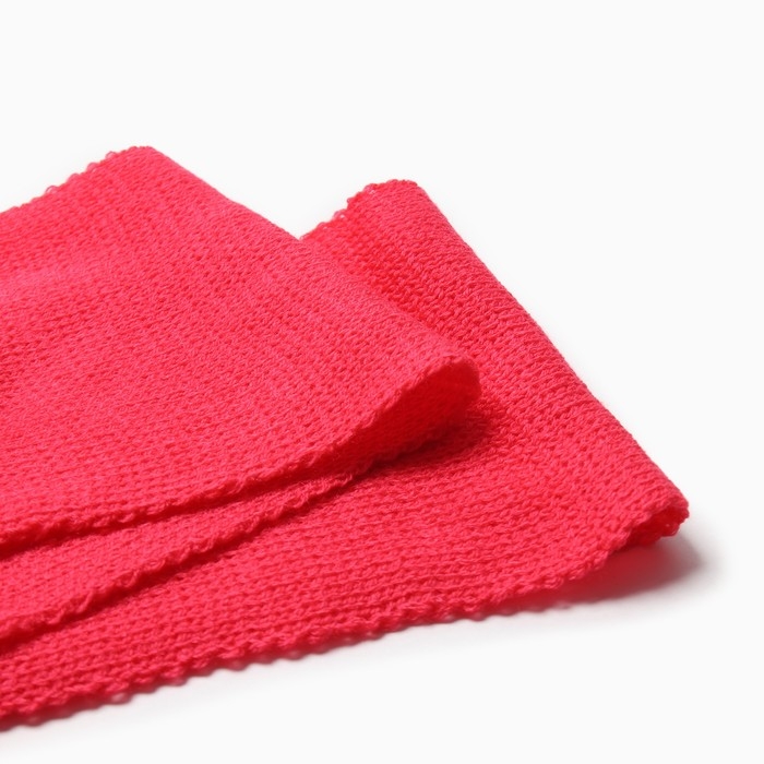 Шарф детский, цвет коралловый размер 110х14 см