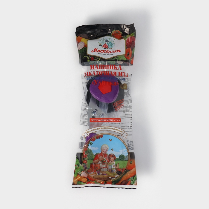 Закаточная машинка «Москвичка», d=82 мм, улитка, полимер диск Закаточная машинка «Москвичка», d=82 мм, улитка, полимер диск