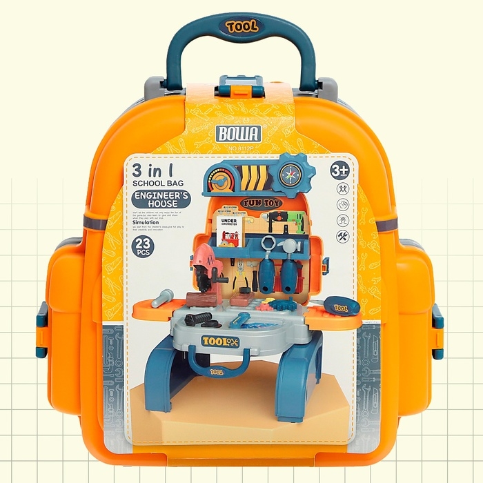 Игровой модуль 3 в 1 «Рюкзачок», 23 элемента Игровой модуль 3 в 1 «Рюкзачок», 23 элемента