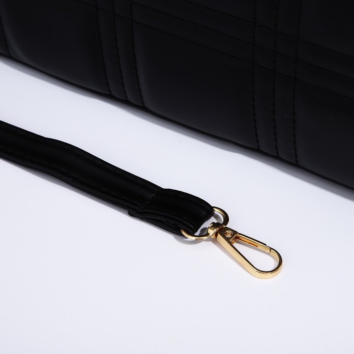 Сумка женская тоут на молнии, цвет чёрный Сумка женская тоут на молнии, цвет чёрный