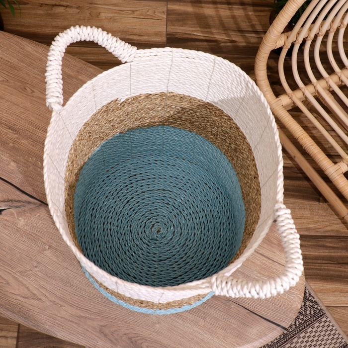 Корзина плетёная 32х32х47 см Корзина плетёная 32х32х47 см