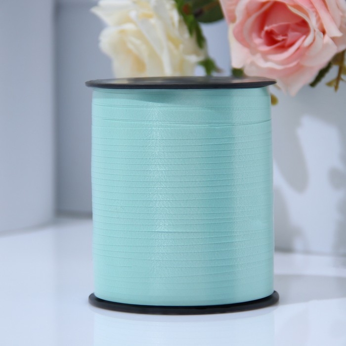 Лента для декора и подарков, тиффани, 0,5 см х 500 м Лента для декора и подарков, тиффани, 0,5 см х 500 м