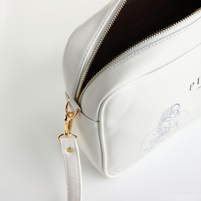 Сумка женская через плечо TEXTURA, маленького размера, цвет белый