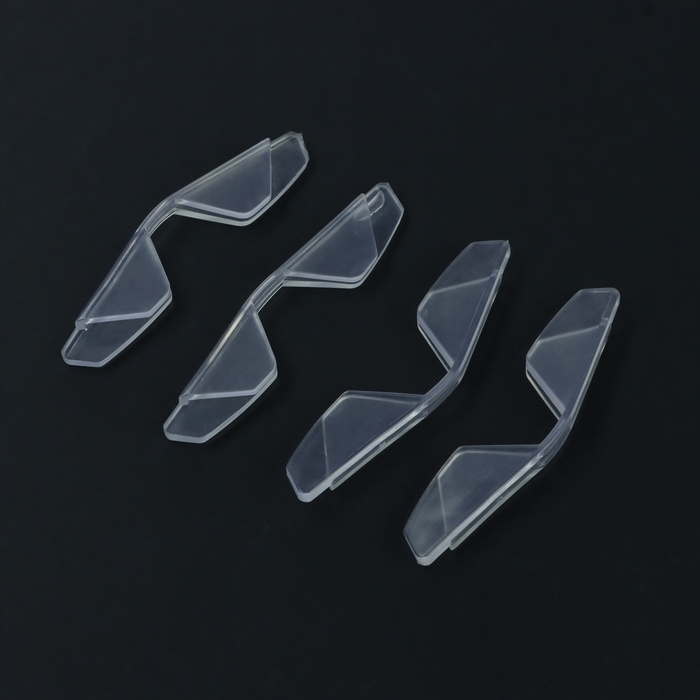 Защитная накладка на дверь, 8.5х1 см, прозрачная, набор 4 шт Защитная накладка на дверь, 8.5х1 см, прозрачная, набор 4 шт