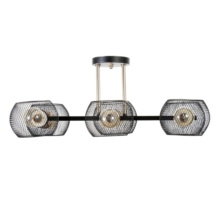 Люстра Люстра "Эстэт" 6хЕ27 40Вт черный 58х36х23,5см BayerLux