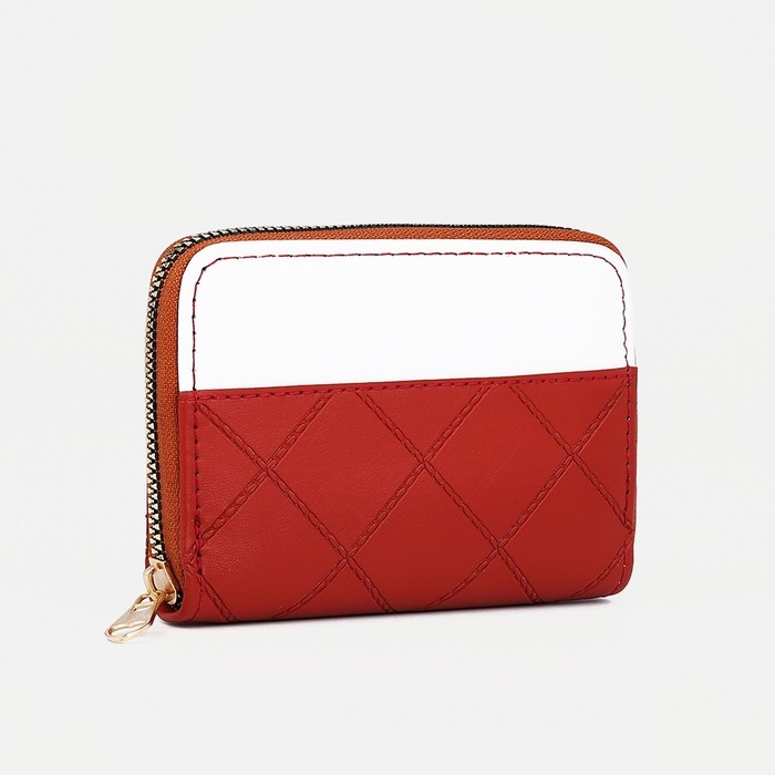 Кошелёк на молнии, цвет красный Кошелёк на молнии, цвет красный