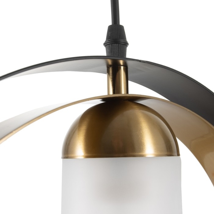 Светильник BayerLux Светильник BayerLux "Ретора" E27 40Вт черный-латунь 34,5х34,5х37,5-137 см