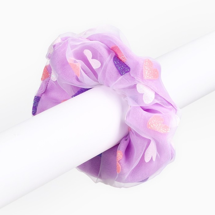 Резинка для волос Резинка для волос "Сердечки", 11 см, Принцессы