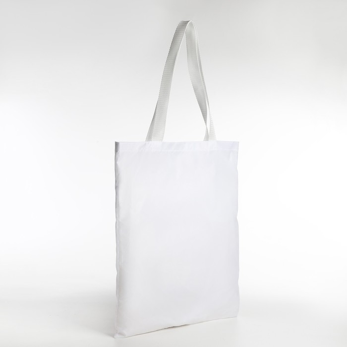 Шопер однотонный, 35х0.5х40 см, оксфорд 210D, 80 гр , без подклада, белый Шопер однотонный, 35х0.5х40 см, оксфорд 210D, 80 гр , без подклада, белый