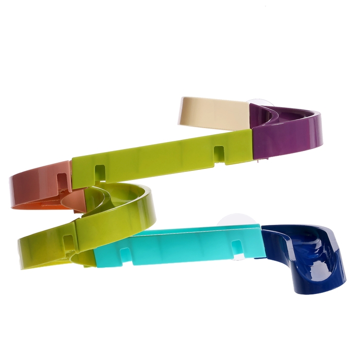 Трек для игры в ванной «Утиная горка», на присосках, крепится на стену Трек для игры в ванной «Утиная горка», на присосках, крепится на стену