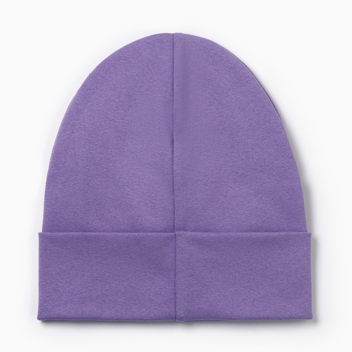 Шапка для девочки Шапка для девочки "Bunny", цвет сиреневый, размер 50-54