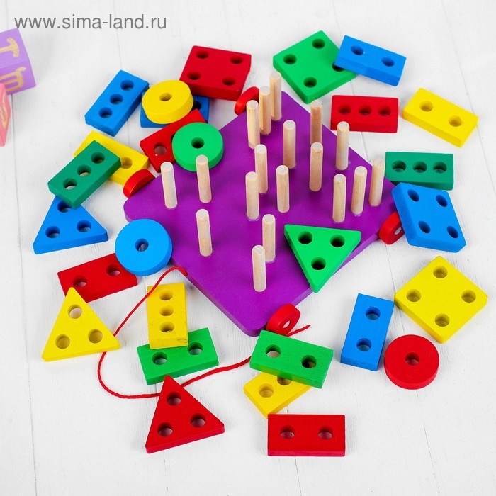 Пирамидка логическая - каталка Пирамидка логическая - каталка