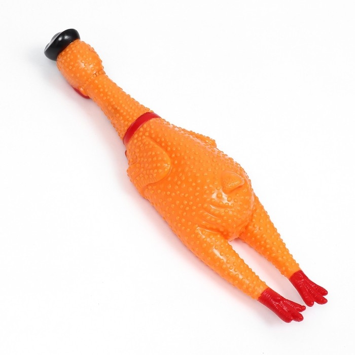 Игрушка пищащая Игрушка пищащая "Курица пират" для собак, 28 см, жёлтая