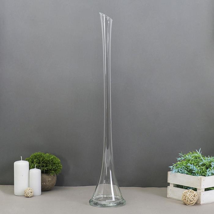 Ваза Ваза "Фристайл" с-4 60х12см, d-горл-3,5см 0,9л