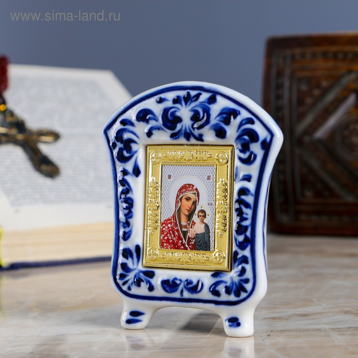 Киот, 10 см, гжель, МИКС Киот, 10 см, гжель, МИКС