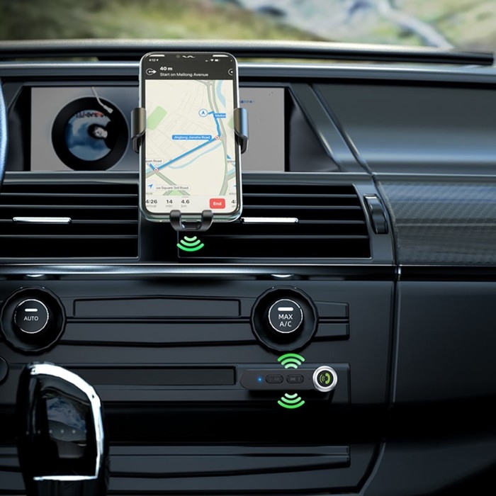 Адаптер Bluetooth Hoco E58, Bluetooth 5.0, 3.5 мм, 140 мАч, чёрный Адаптер Bluetooth Hoco E58, Bluetooth 5.0, 3.5 мм, 140 мАч, чёрный