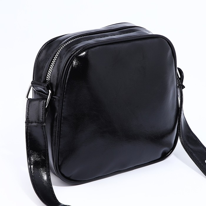 Сумка кросс-боди на молнии, цвет чёрный Сумка кросс-боди на молнии, цвет чёрный