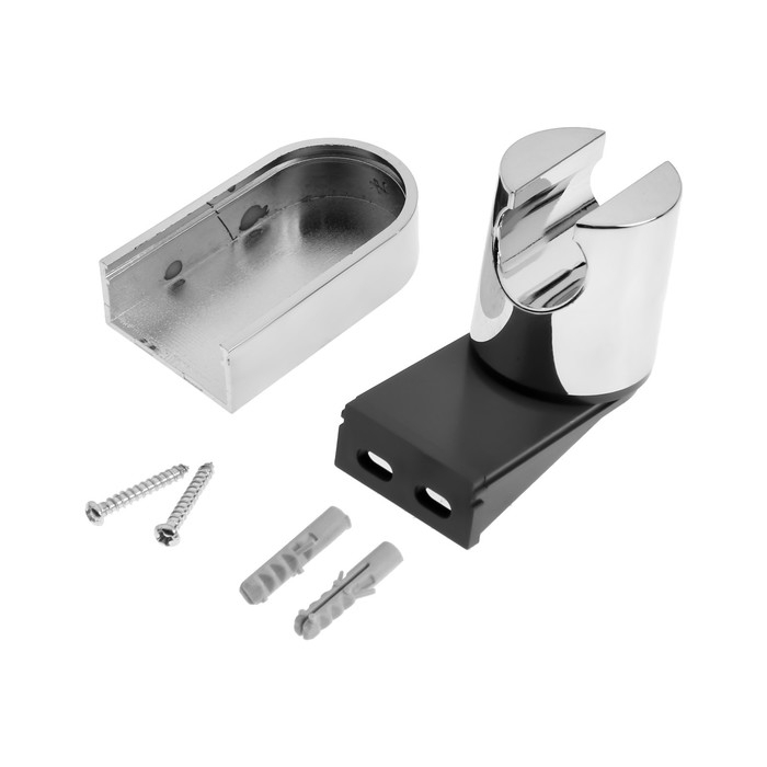 Держатель для душевой лейки ZEIN Z90, регулируемый, пластик, хром Держатель для душевой лейки ZEIN Z90, регулируемый, пластик, хром