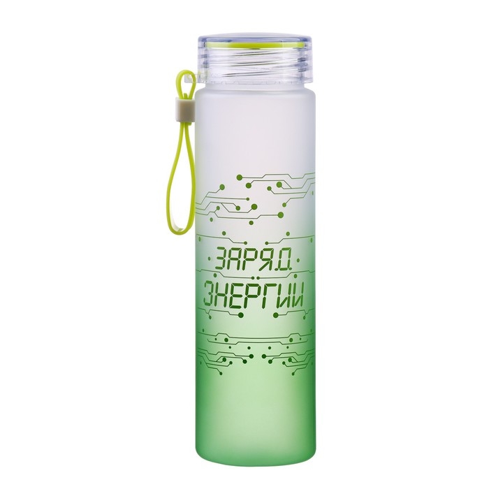Бутылка для воды, 460 мл,  Бутылка для воды, 460 мл, "Заряд энергии"