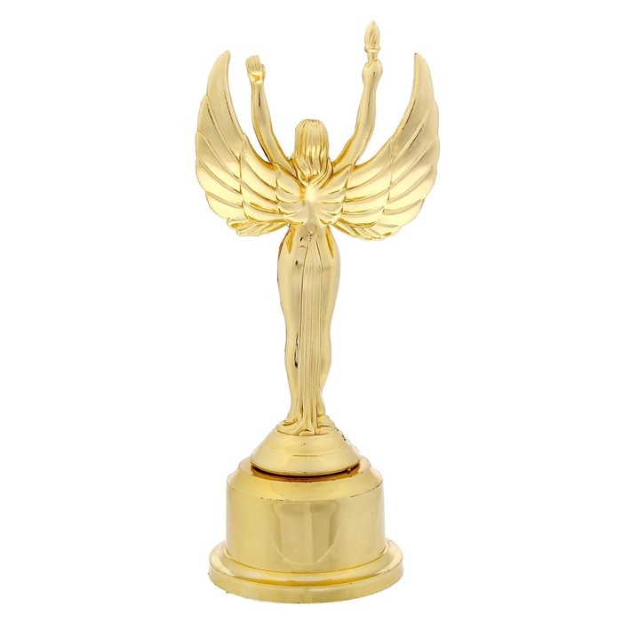 Наградная фигура «Ника», подставка пластик золото, 18 х 8 х 6,5 см. Наградная фигура «Ника», подставка пластик золото, 18 х 8 х 6,5 см.