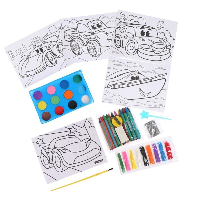 Набор для рисования «Гонки» Набор для рисования «Гонки»