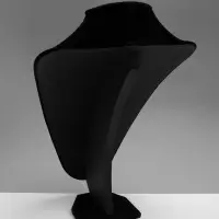 Бюст для украшений QF, 23&times;15&times;34 см, h=34 см, чёрный