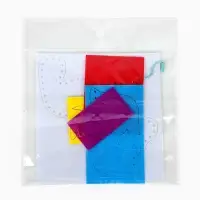 Набор для создания игрушки из фетра "Единороги", набор 9 шт.