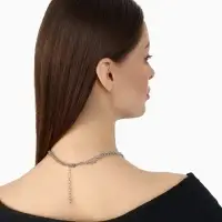 Кулон &laquo;Цепь&raquo;, фламинго, цвет серебро