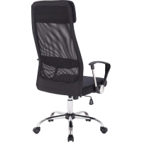 Кресло BN_Sp_EChair-589 TC сетка/ткань черный, хром