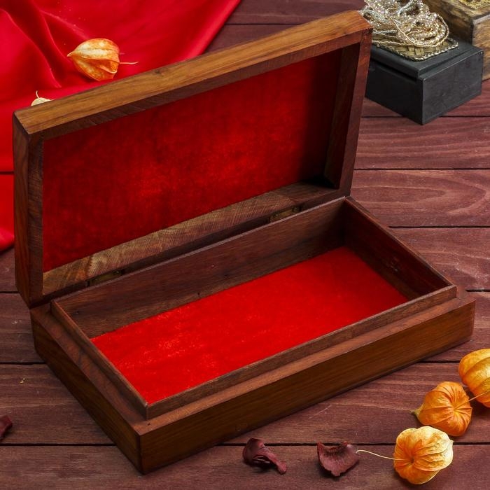 Шкатулка дерево  Шкатулка дерево "Переплетение" 25х15х6 см