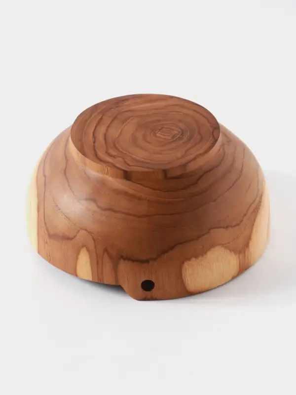 Салатник, 20&times;20&times;9 см, тиковое дерево