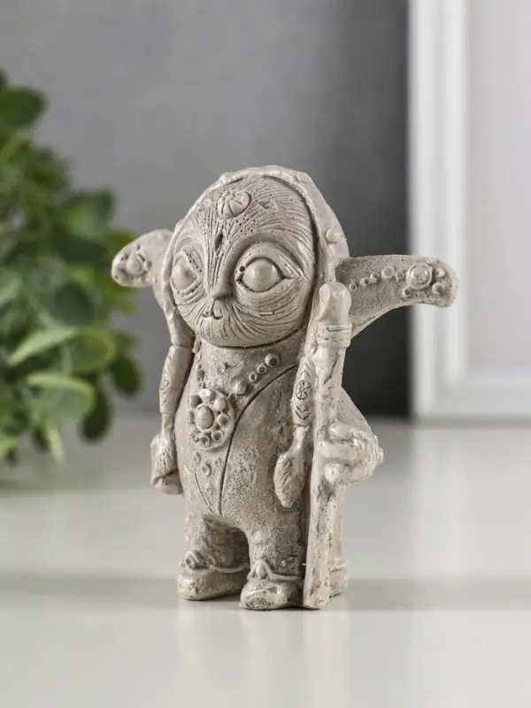 Фигура гипс Фигура гипс "Шаман" высота 10 см, под камень