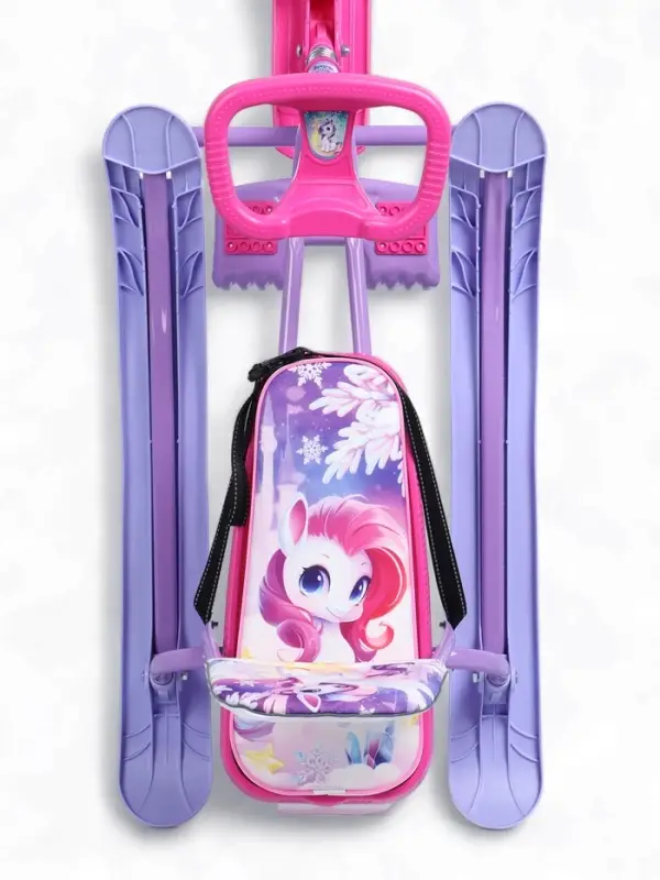 Снегокат «Лошадка», со спинкой, розовый, фиолетовый, ТС4-1СЛ/Л Snow Cat Снегокат «Лошадка», со спинкой, розовый, фиолетовый, ТС4-1СЛ/Л Snow Cat