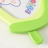 Фоторамка пластик 10х15 см "Домик с ушками зайки" зелёный 2х16,7х26 см