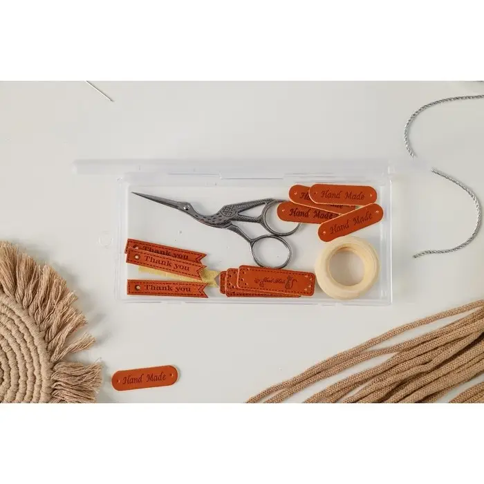 Набор нашивок «Hand made», 5 × 1,5 см, 10 шт Набор нашивок «Hand made», 5 × 1,5 см, 10 шт