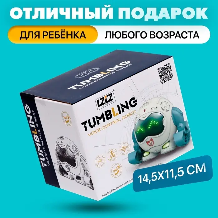 Робот &laquo;Неваляшка&raquo;, световые и звуковые эффекты, цвета МИКС