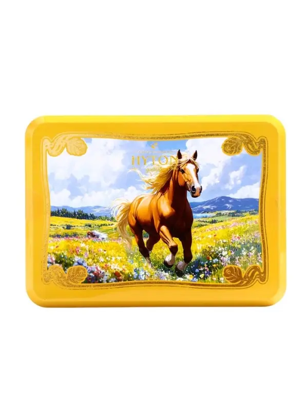 Чай чёрный новогодний HYTON «Шкатулка жёлтая: лошадь», 50 г Чай чёрный новогодний HYTON «Шкатулка жёлтая: лошадь», 50 г