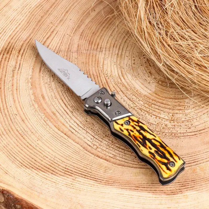 УЦЕНКА Нож выкидной «Тигр» 19.4 см, клинок 88 мм/1 мм УЦЕНКА Нож выкидной «Тигр» 19.4 см, клинок 88 мм/1 мм