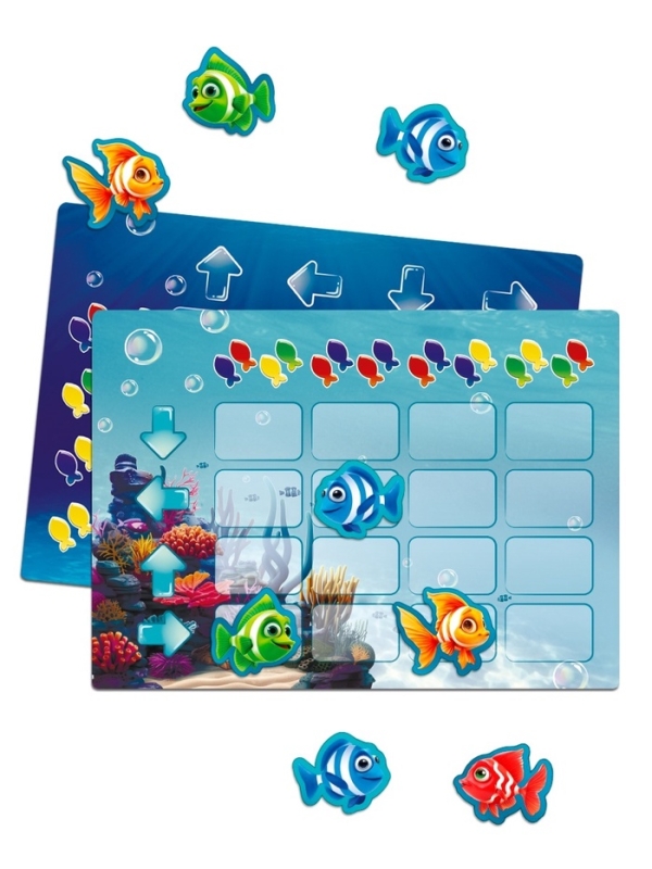 Настольная игра «Шустрая рыба», развивающая, 20 карт рыбок, 5+ Настольная игра «Шустрая рыба», развивающая, 20 карт рыбок, 5+
